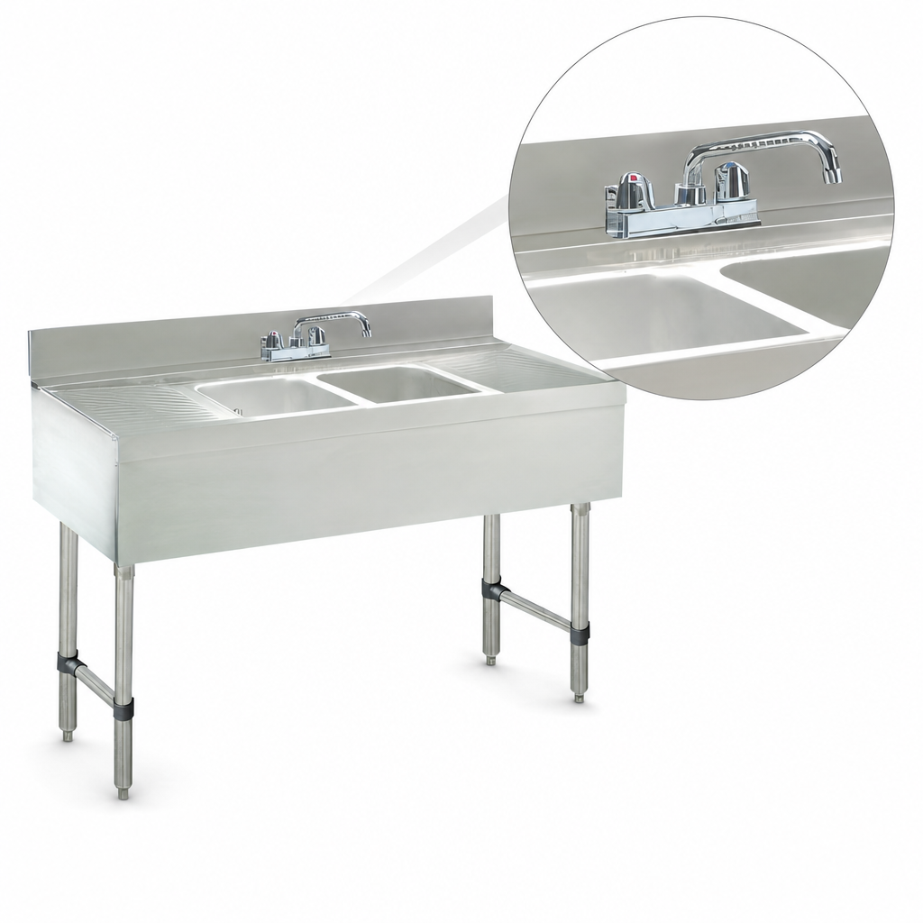 Included Deck-Mount Faucet