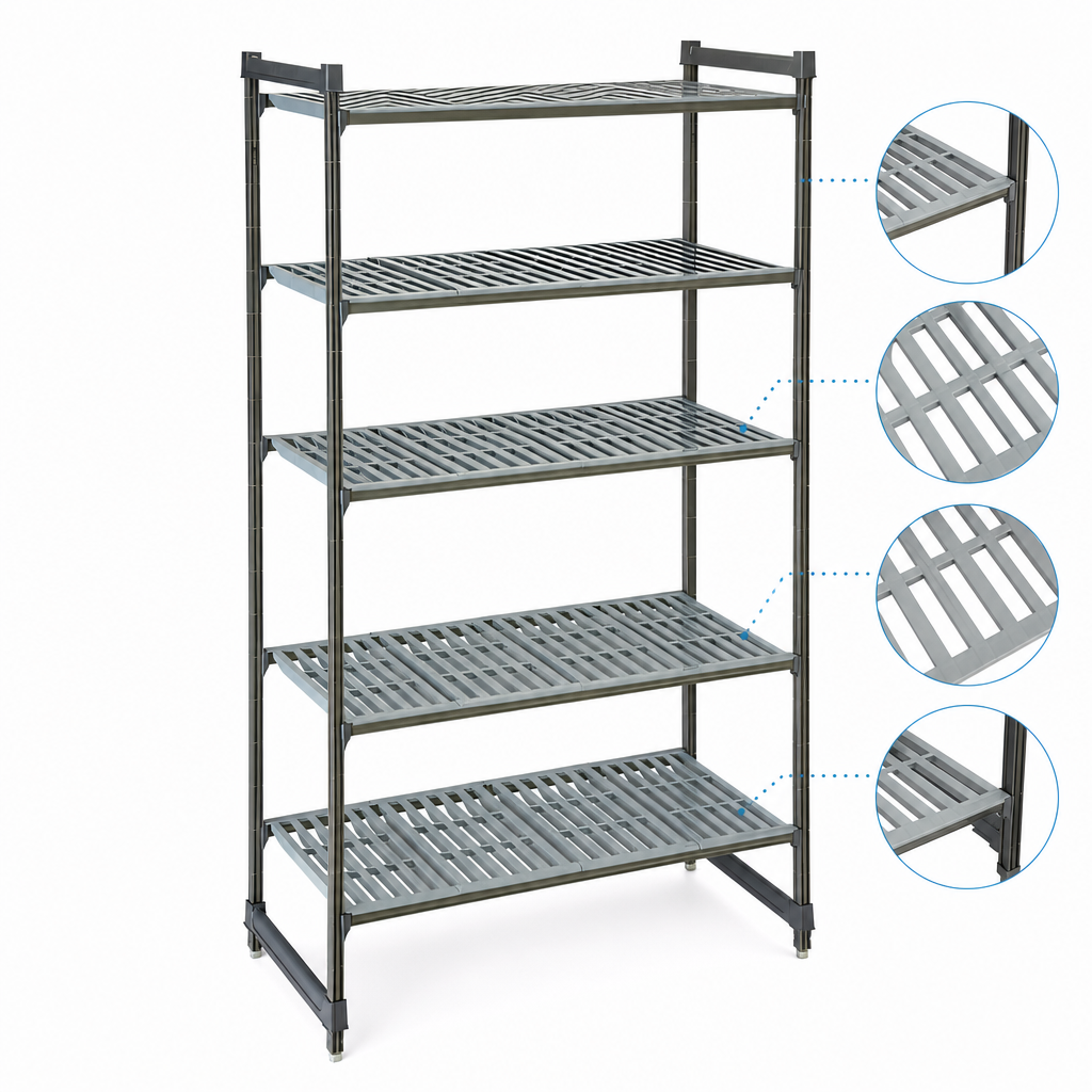 Vented Polypropylene Shelf Plates