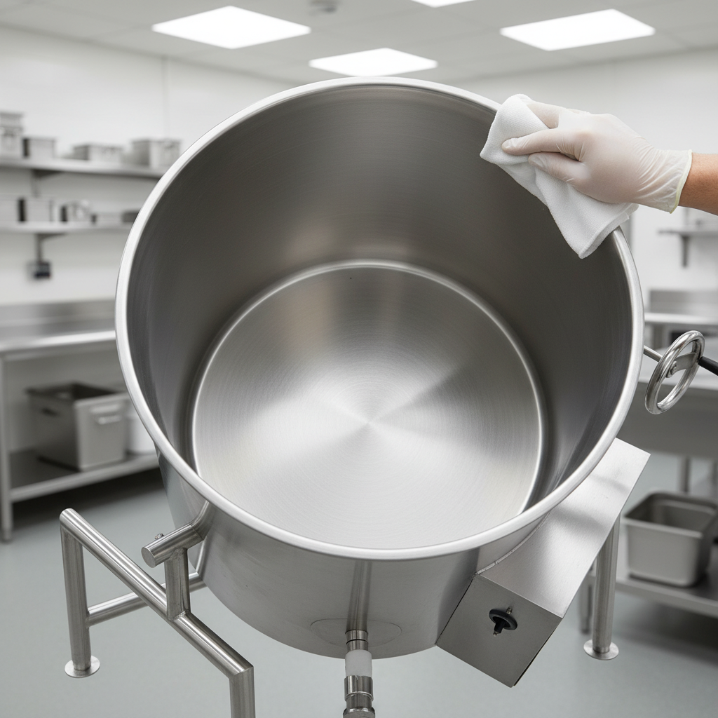 Showcases the kettle's interior 304 stainless steel liner, ensuring exceptional durability, corrosion resistance, and effortless cleaning.