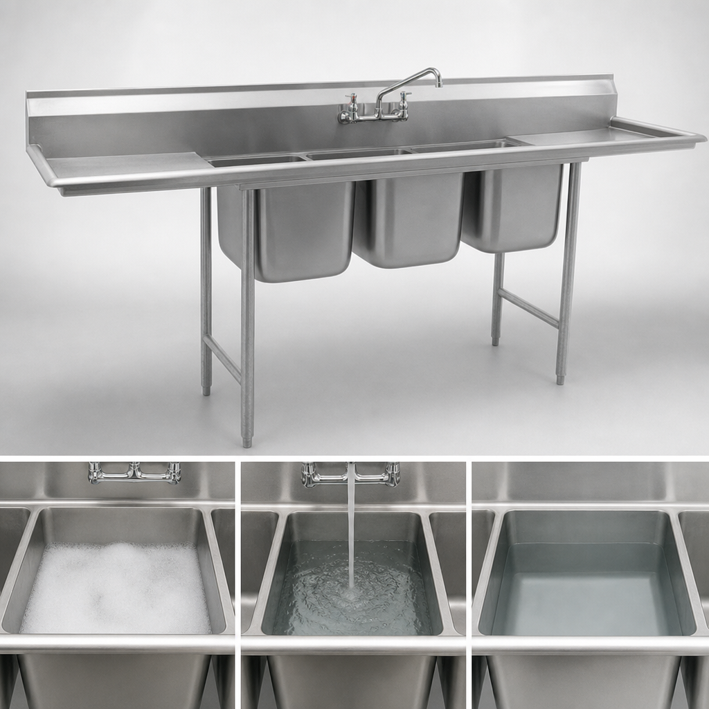Three-Compartment Sink Design