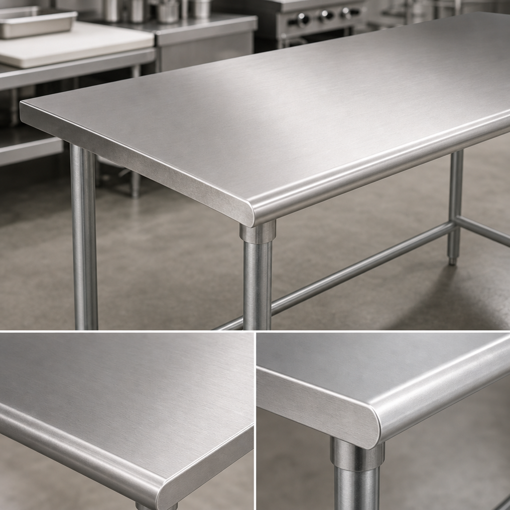 16-Gauge 430 Stainless Steel Top
