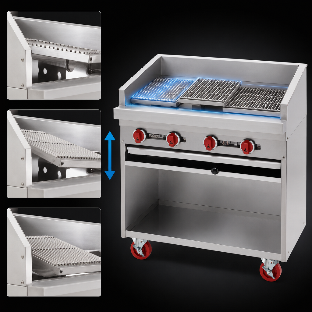 Three-Position Adjustable Grates