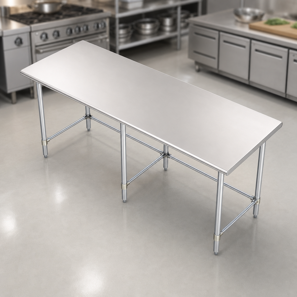18-Gauge Reinforced Stainless Steel Top