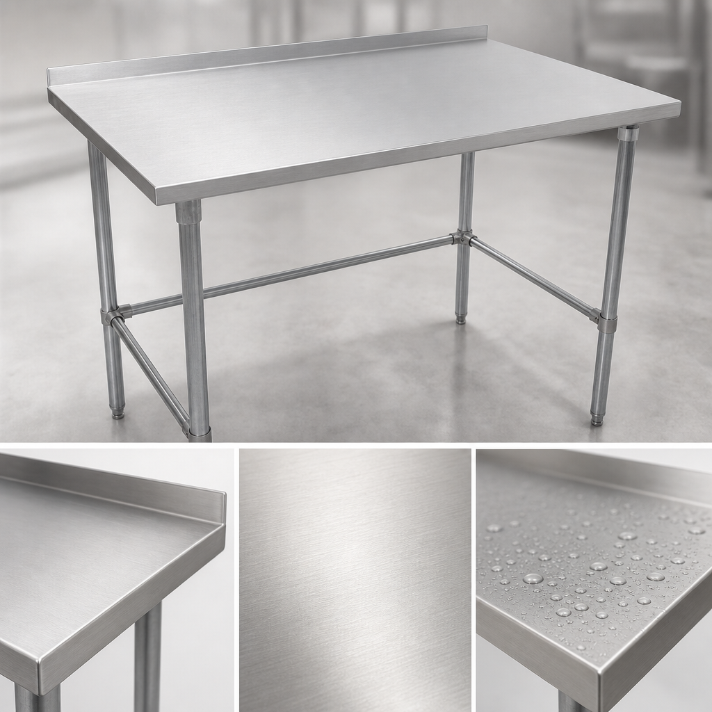 14-Gauge 300-Series Stainless Steel Top