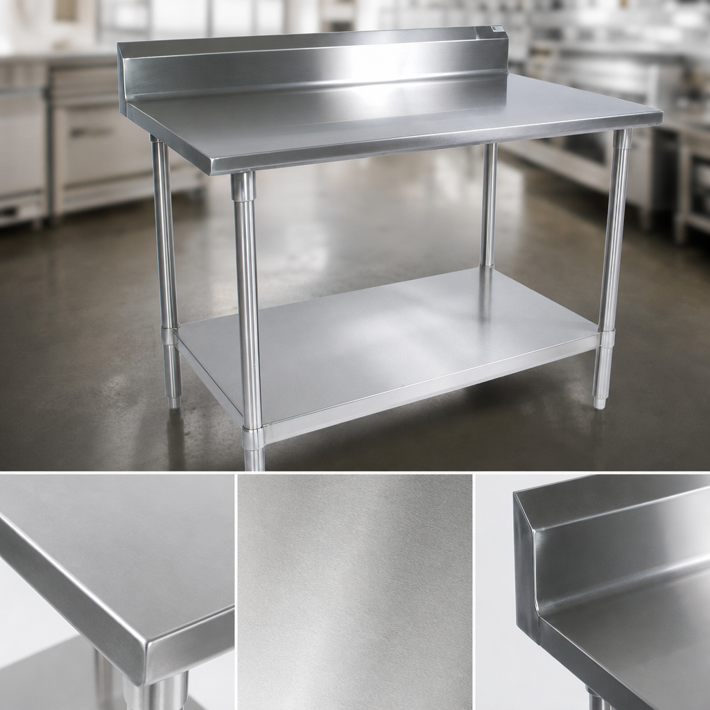 14-Gauge 300 Series Stainless Steel Top