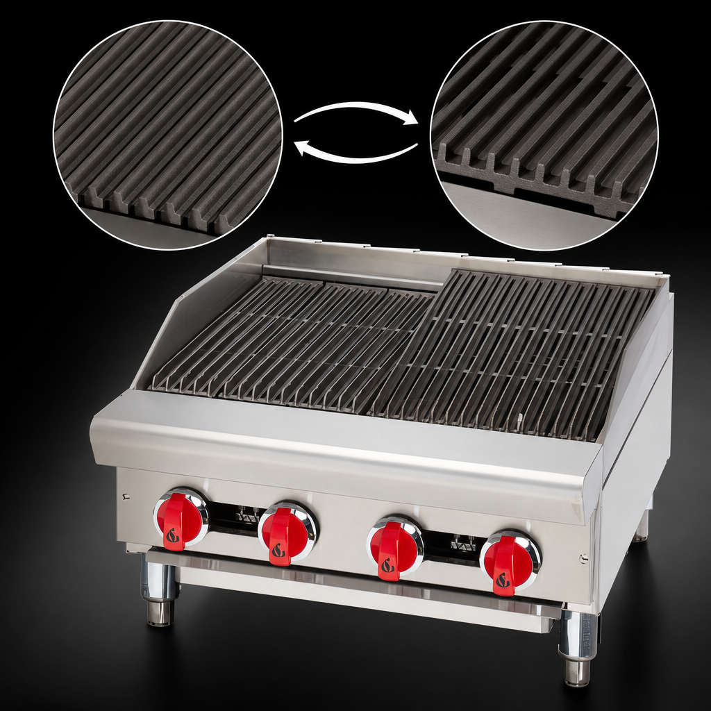 Reversible Cast Iron Grates