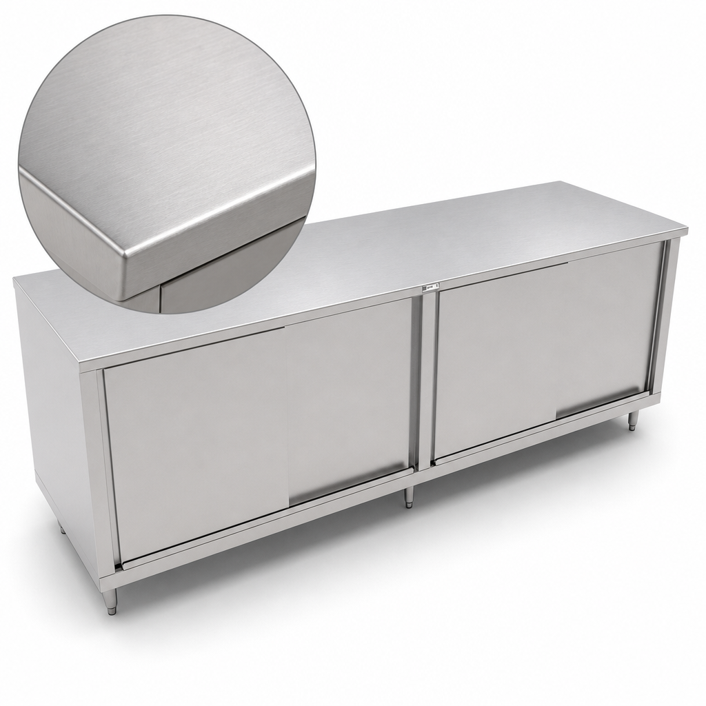 14-Gauge Stainless Steel Top