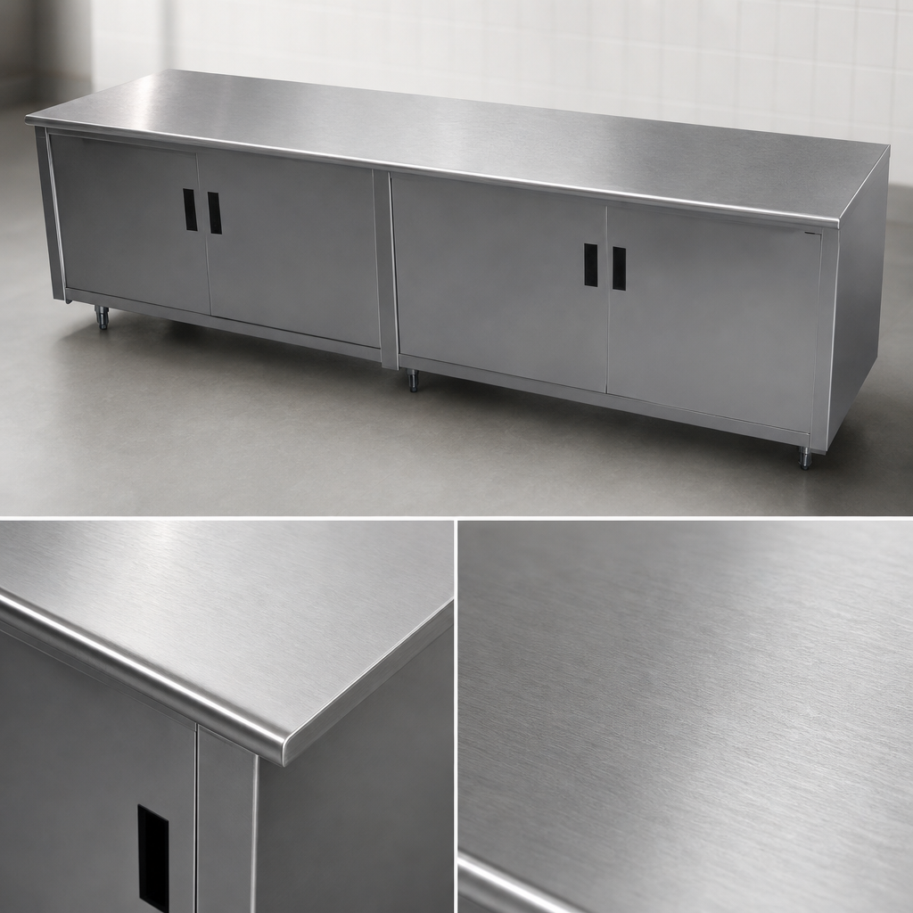 16-Gauge 304 Stainless Steel Top