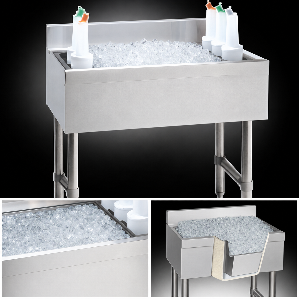 12-Inch Deep Insulated Ice Bin