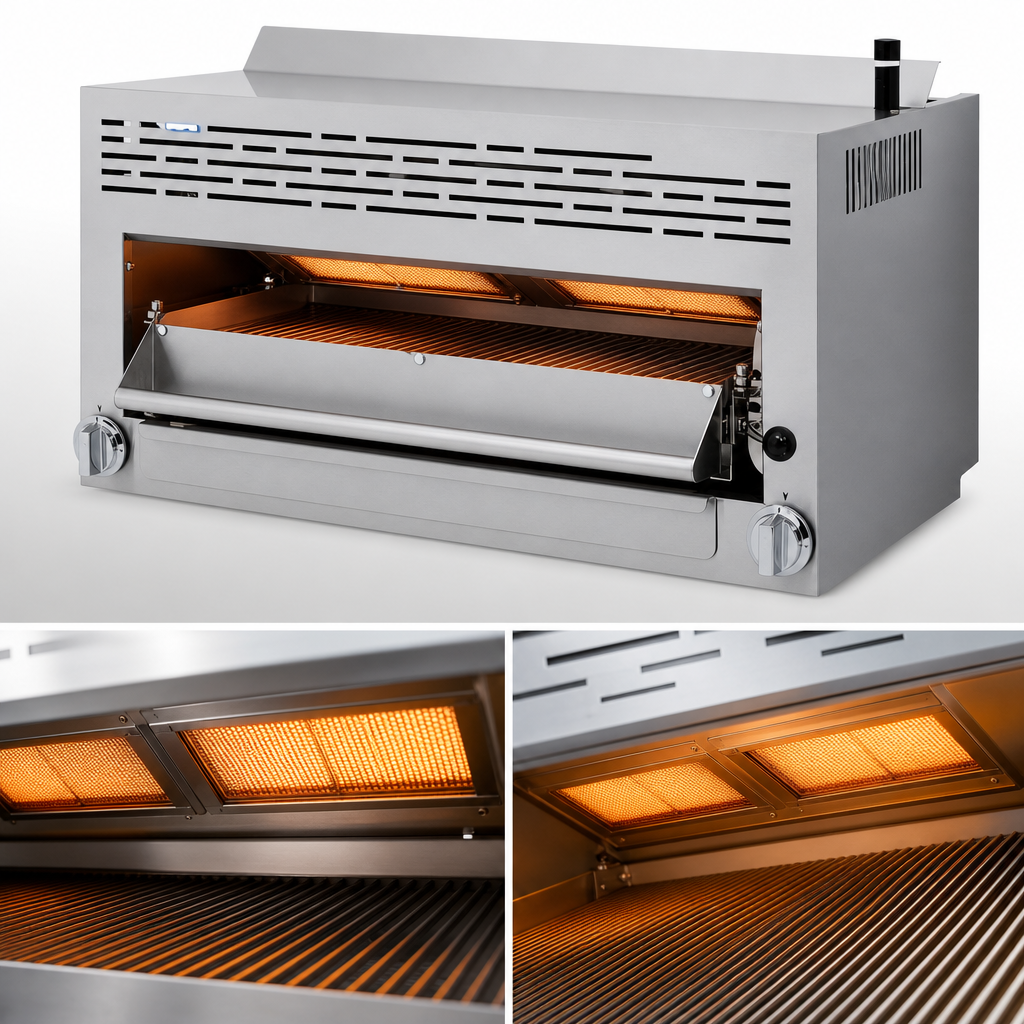 Dual Ceramic Infrared Burners