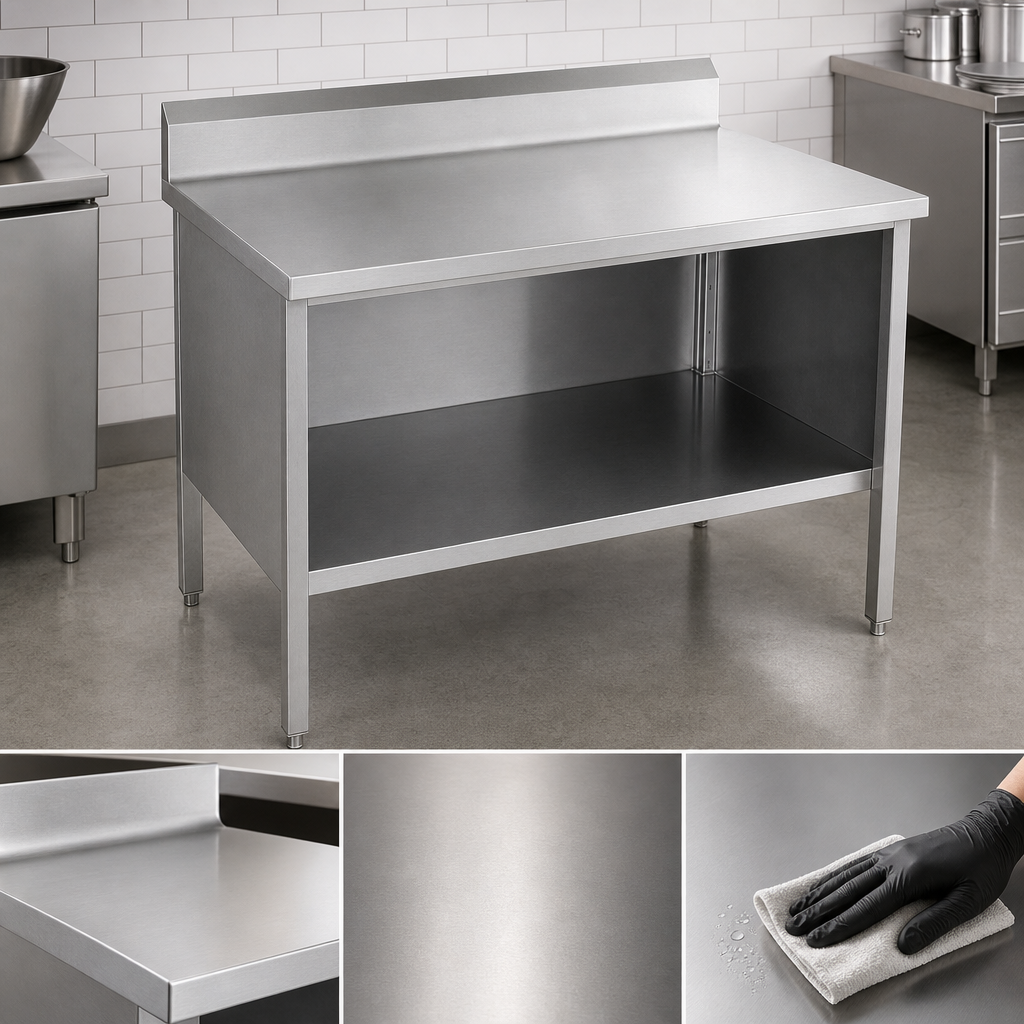 14-Gauge Stainless Steel Top