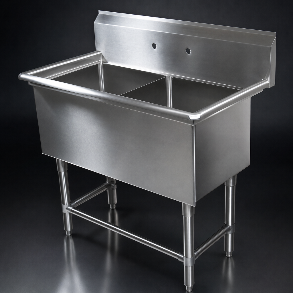 14-Gauge Type 300 Stainless Steel Construction