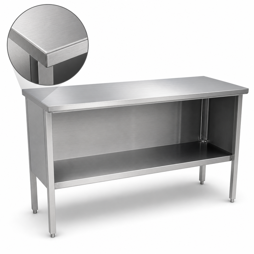 14-Gauge Stainless Steel Top