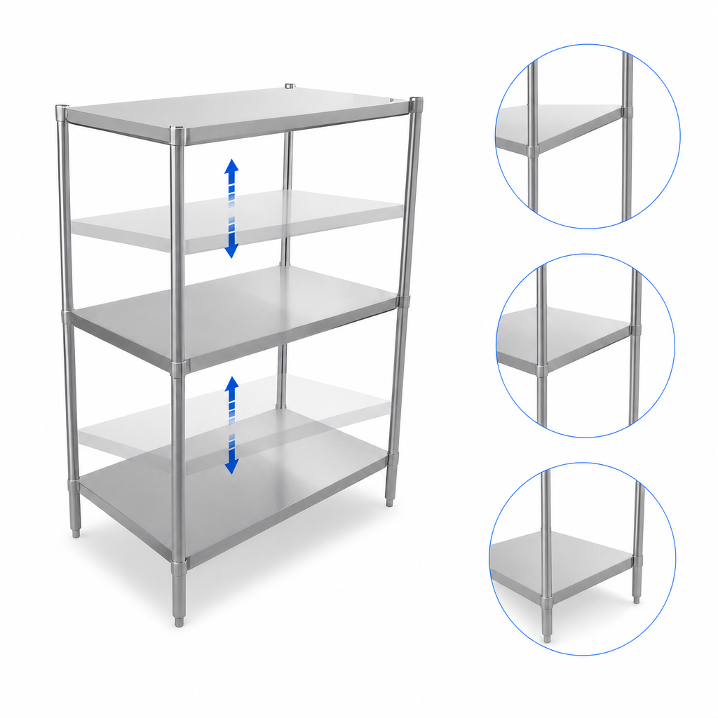 Three Adjustable Shelves