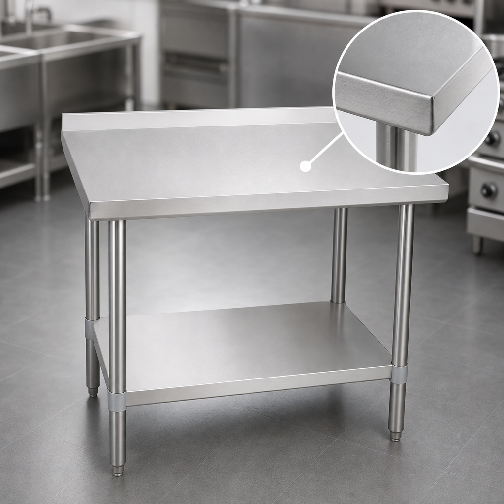 18-Gauge Stainless Steel Top