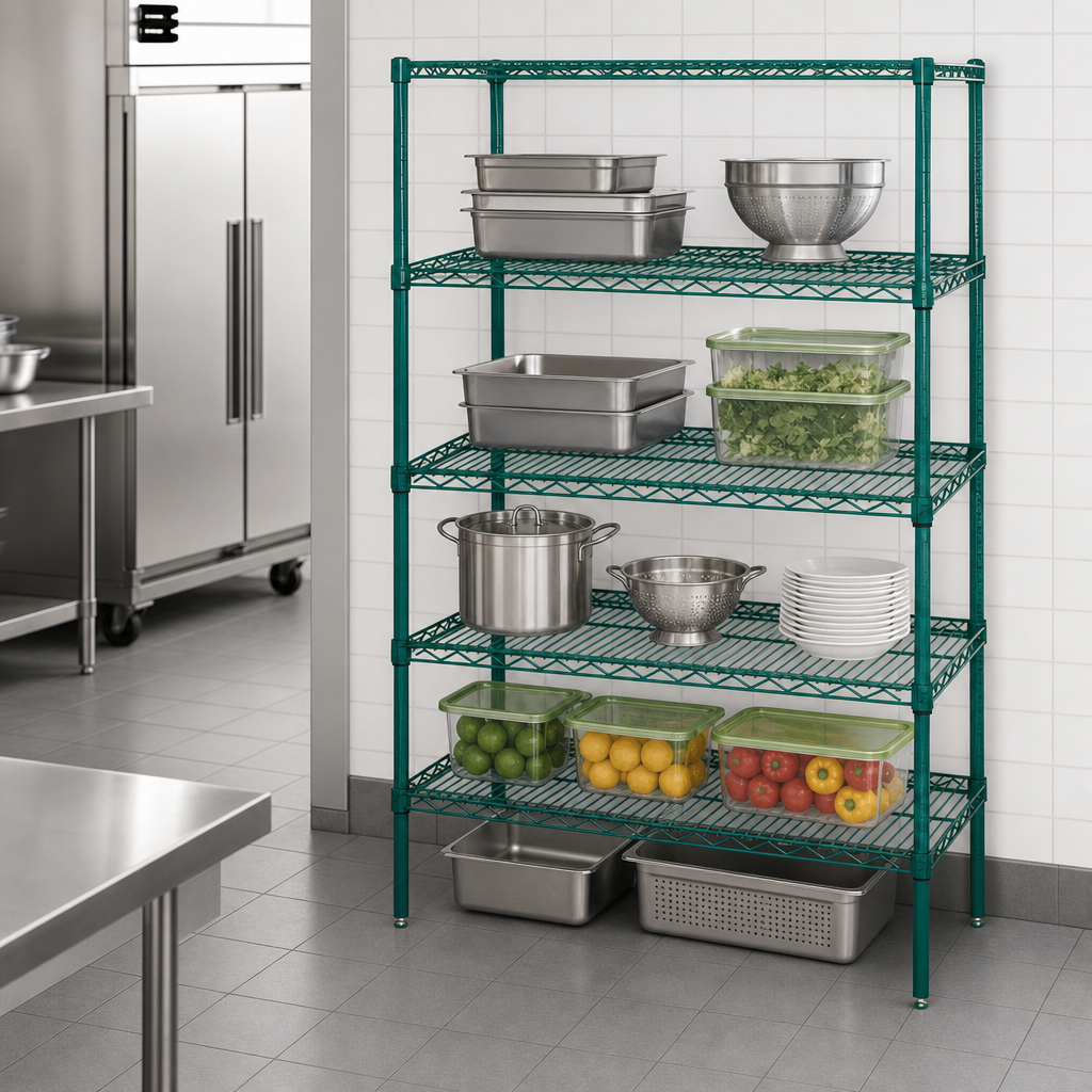 Five Wire Shelves