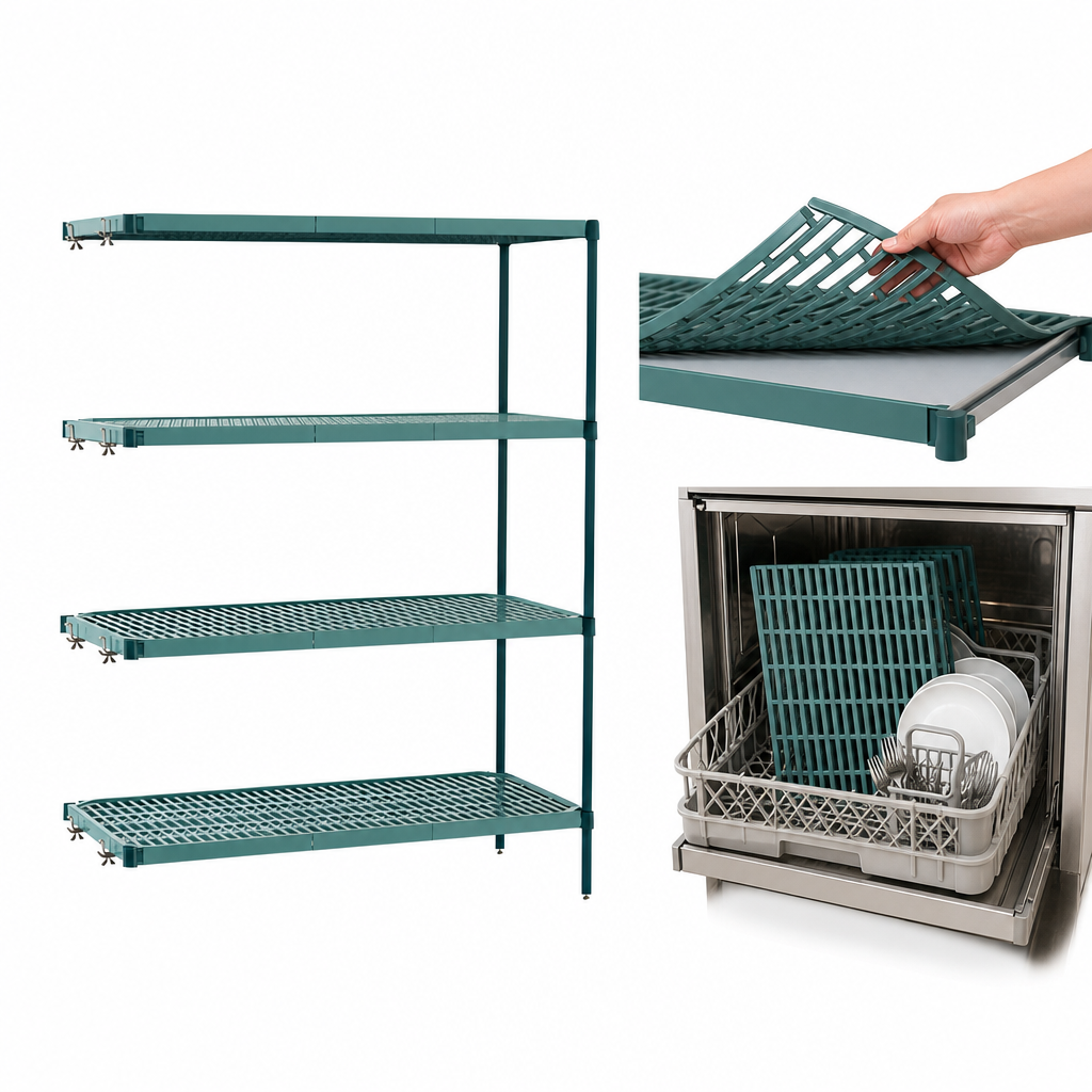 Removable Polymer Shelf Mats