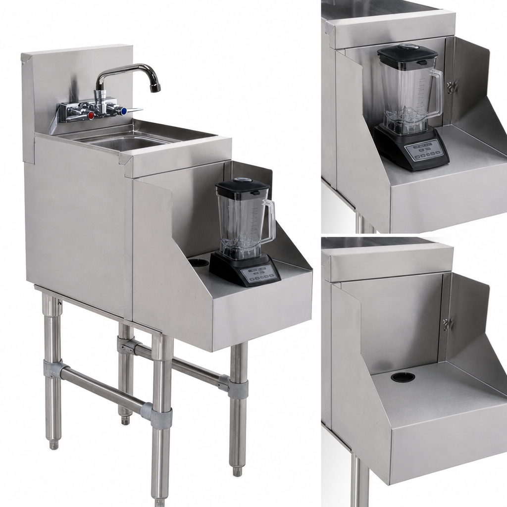 Recessed Blender Shelf