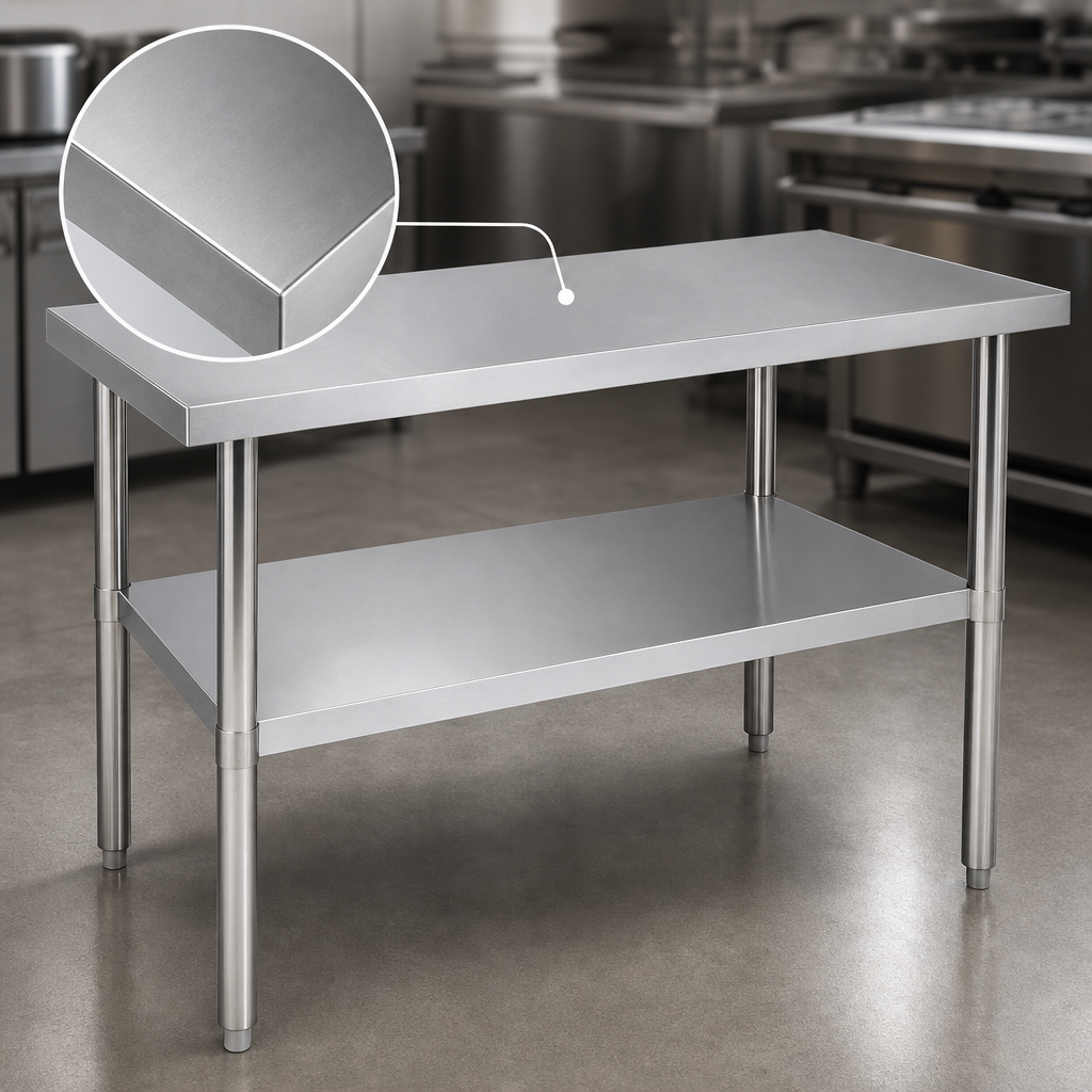 18-Gauge Stainless Steel Top