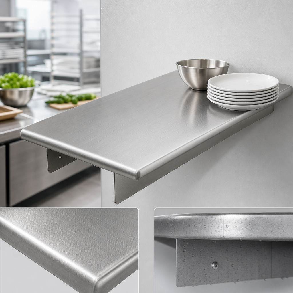 16-Gauge 304 Stainless Steel Construction