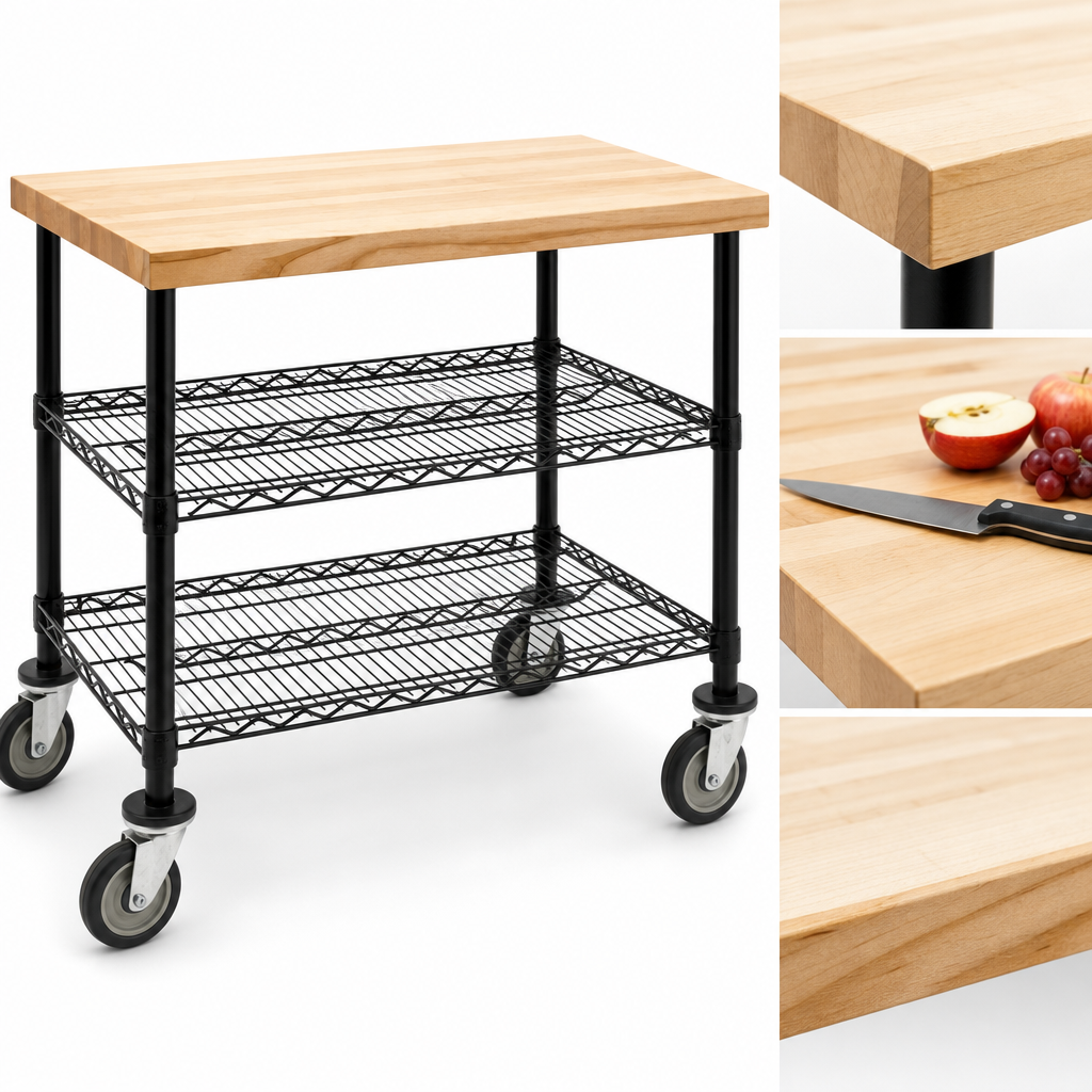 1-3/4 Inch Maple Butcher Block Top