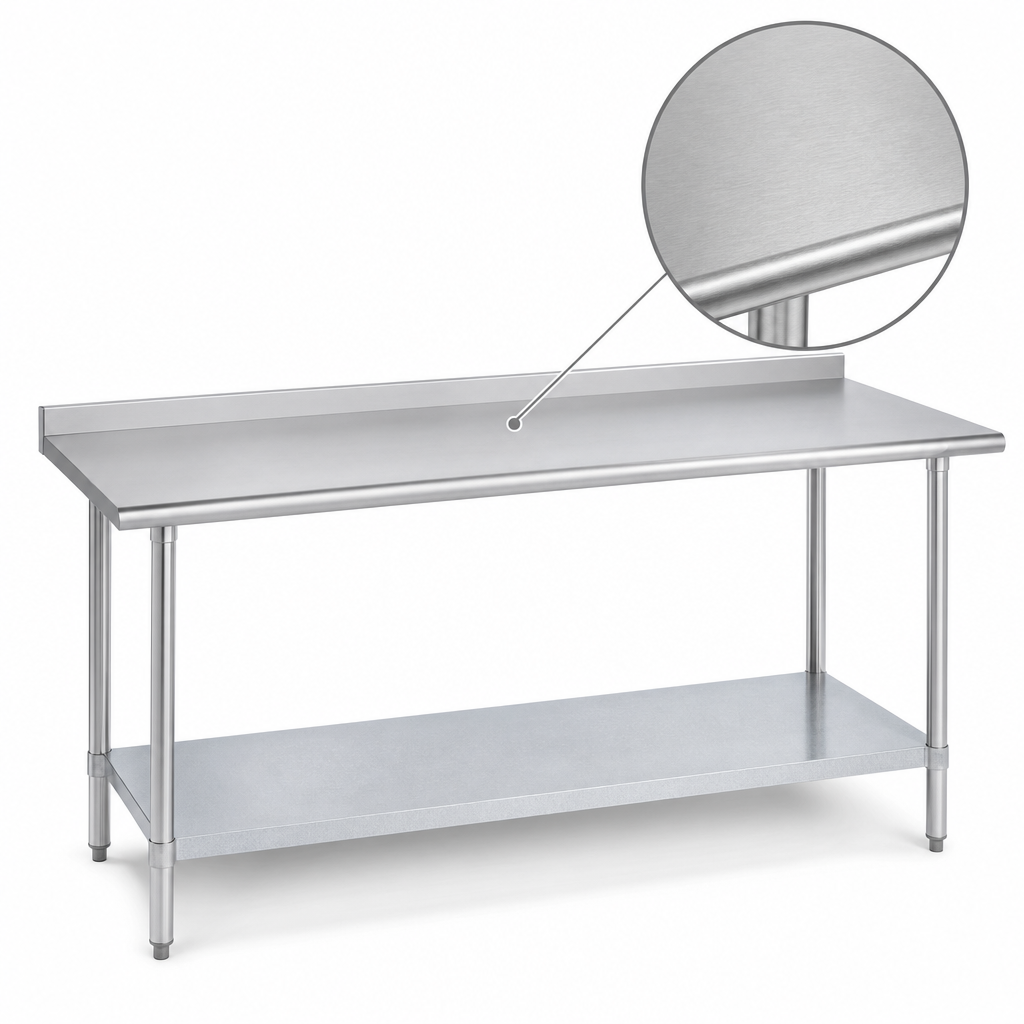 16-Gauge 400-Series Stainless Steel Top
