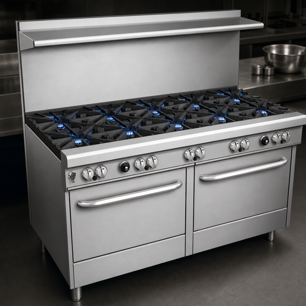 10 Non-Clog Open Burners