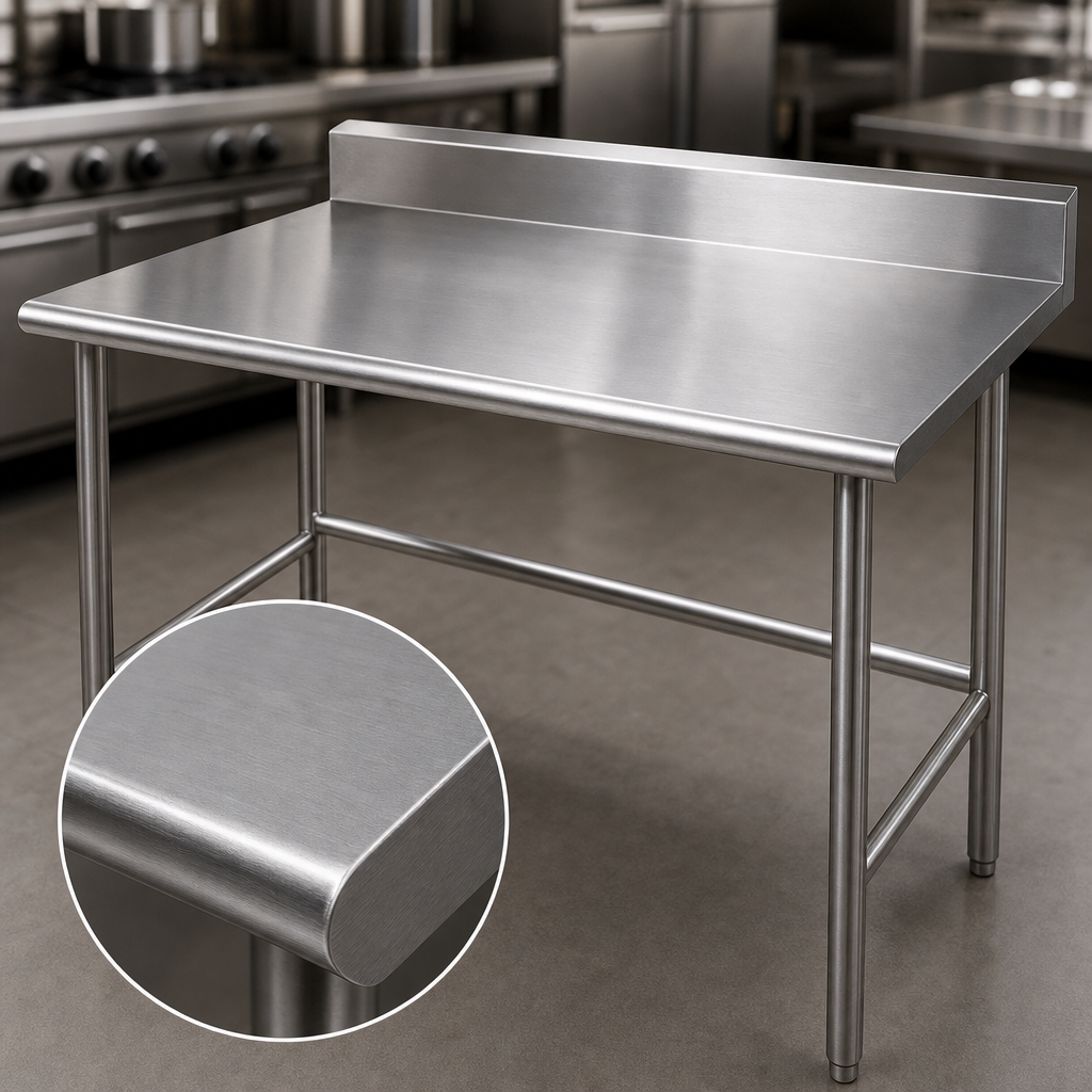 14 Gauge 304 Stainless Steel Top