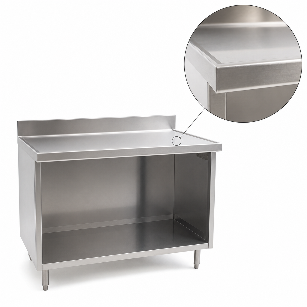 14-Gauge 304 Stainless Steel Top