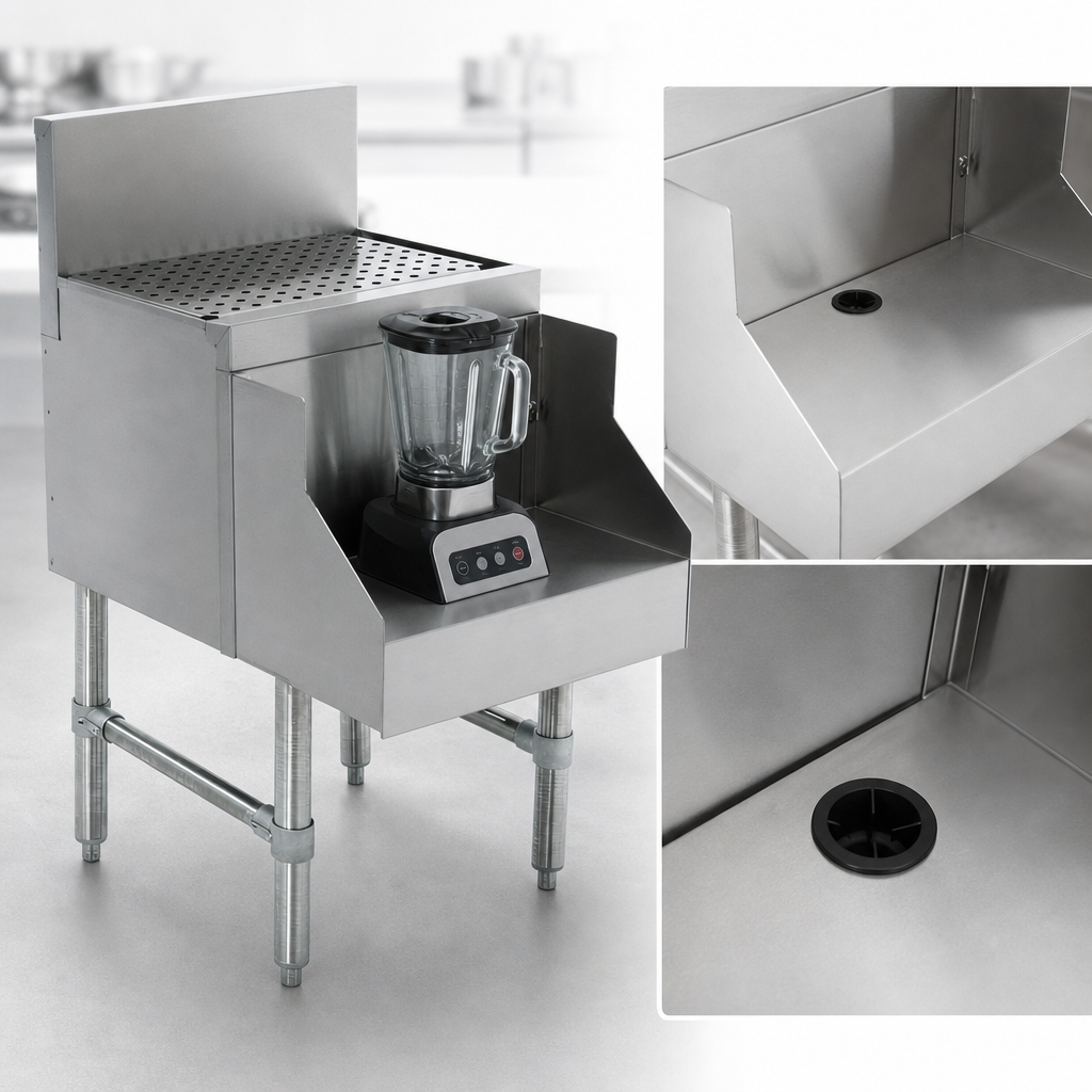 Recessed Blender Shelf
