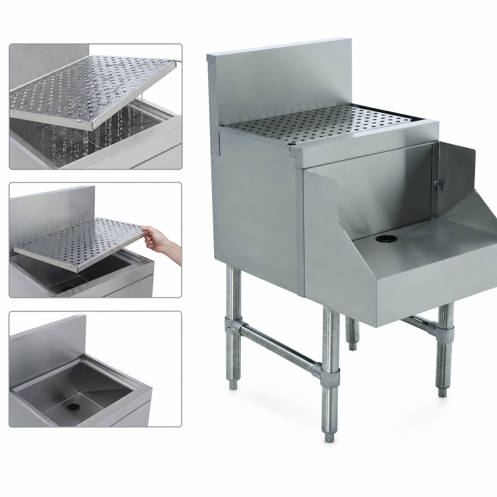 Removable Perforated Drainboard Work Top