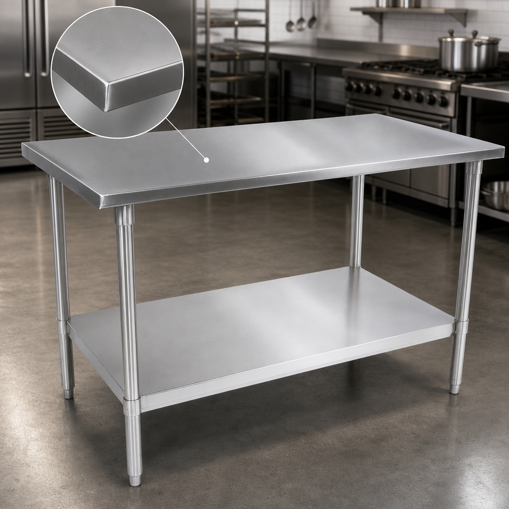 16-Gauge Stainless Steel Top