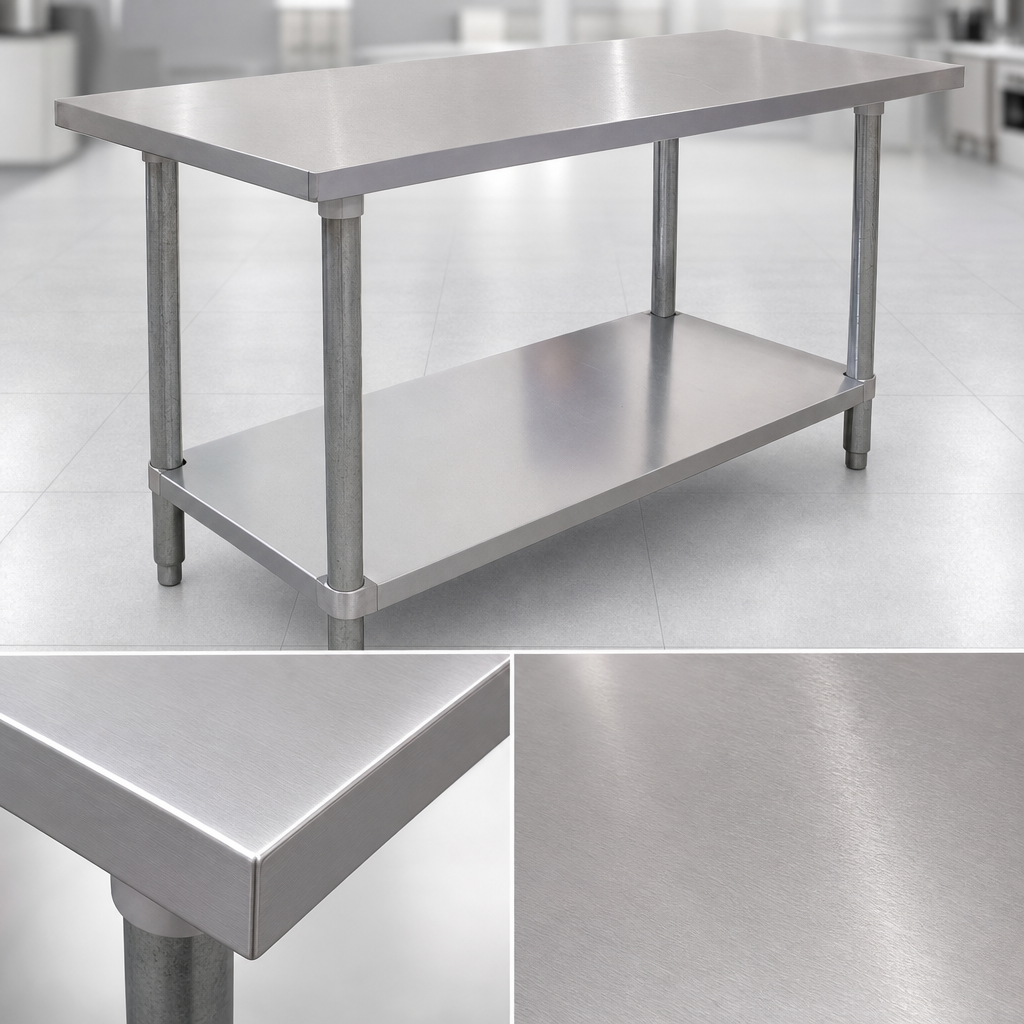 18-Gauge 430 Stainless Steel Top