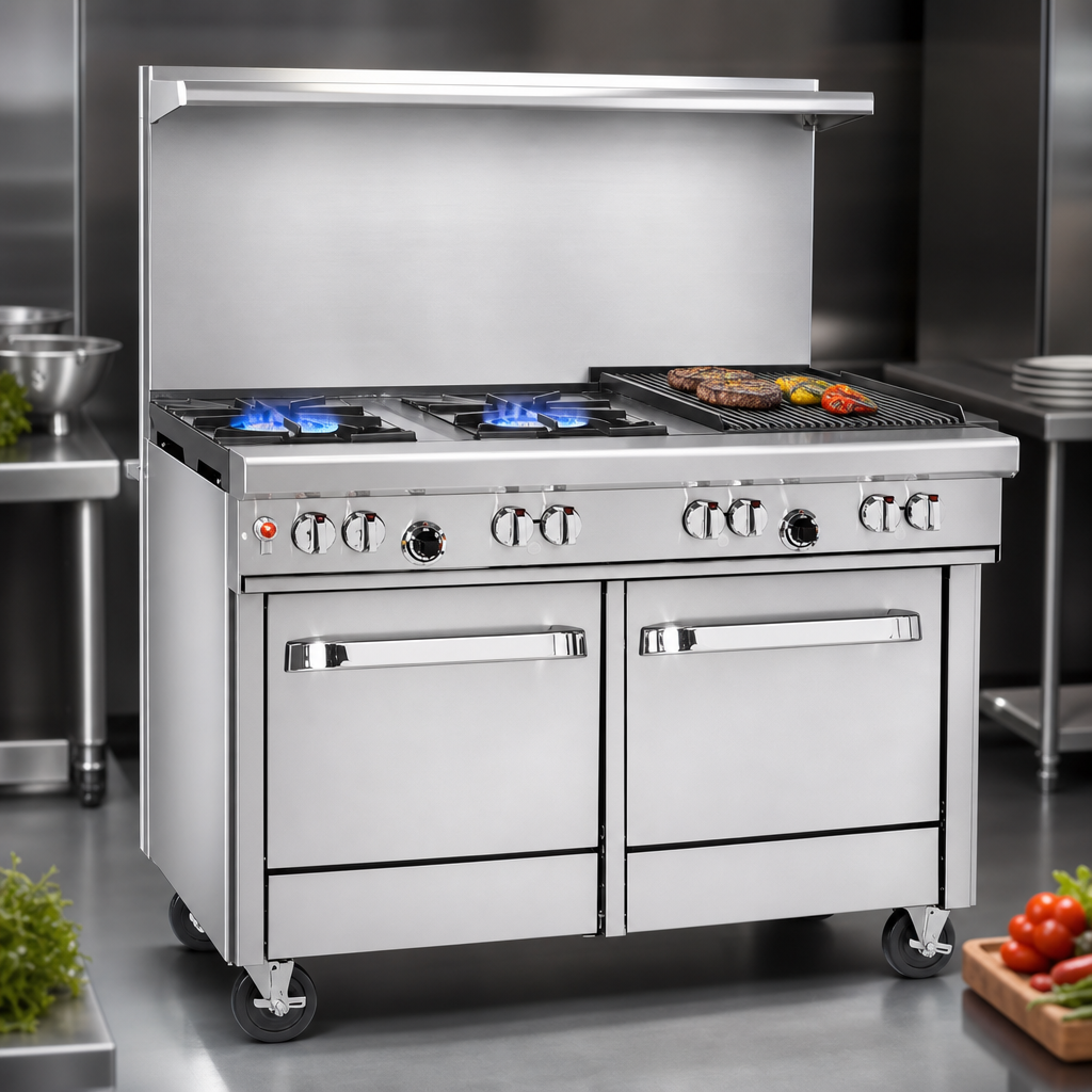 Two Non-Clog Open Burners