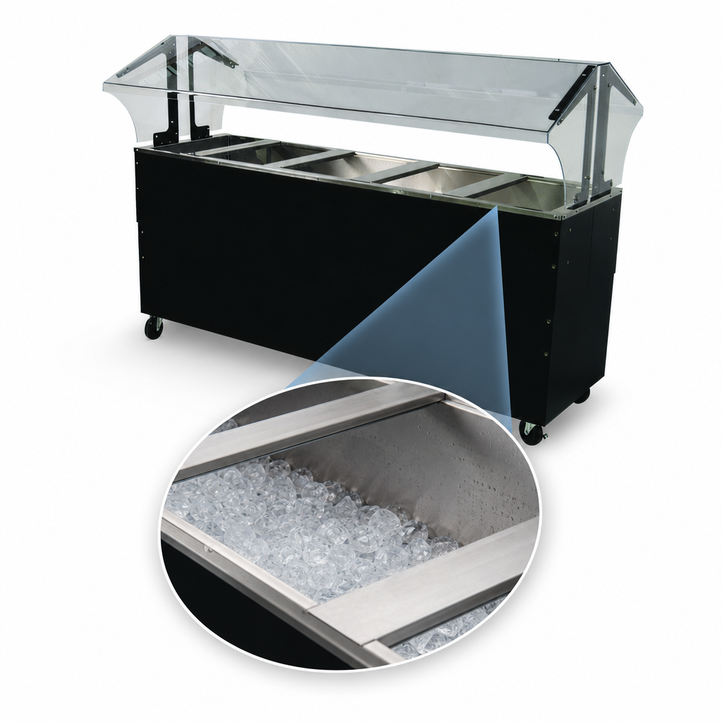 Ice-Cooled Holding Well