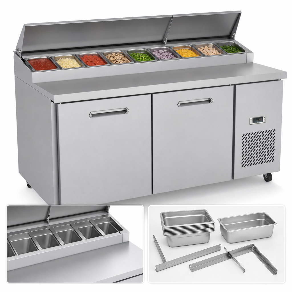 9-Pan Ingredient Rail