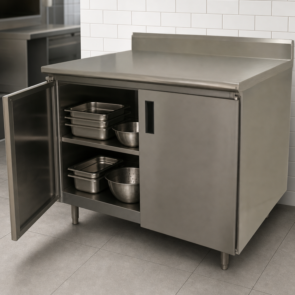 Cabinet Base with Hinged Doors
