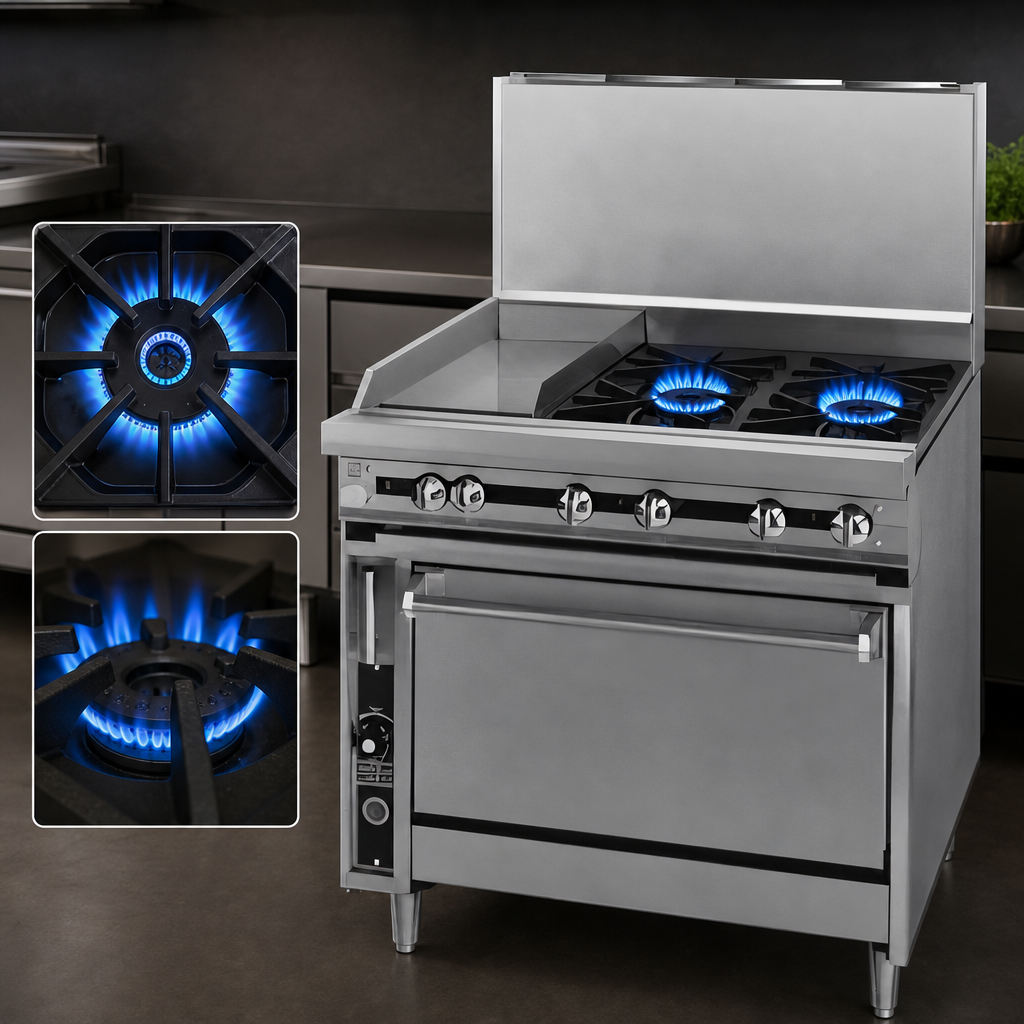 Dual Open Burners