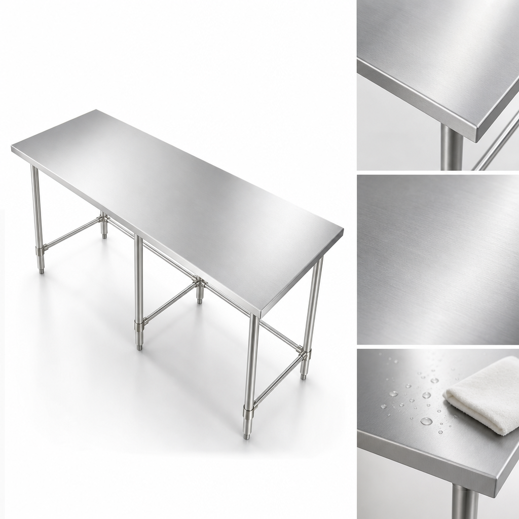 Reinforced Stainless Steel Top