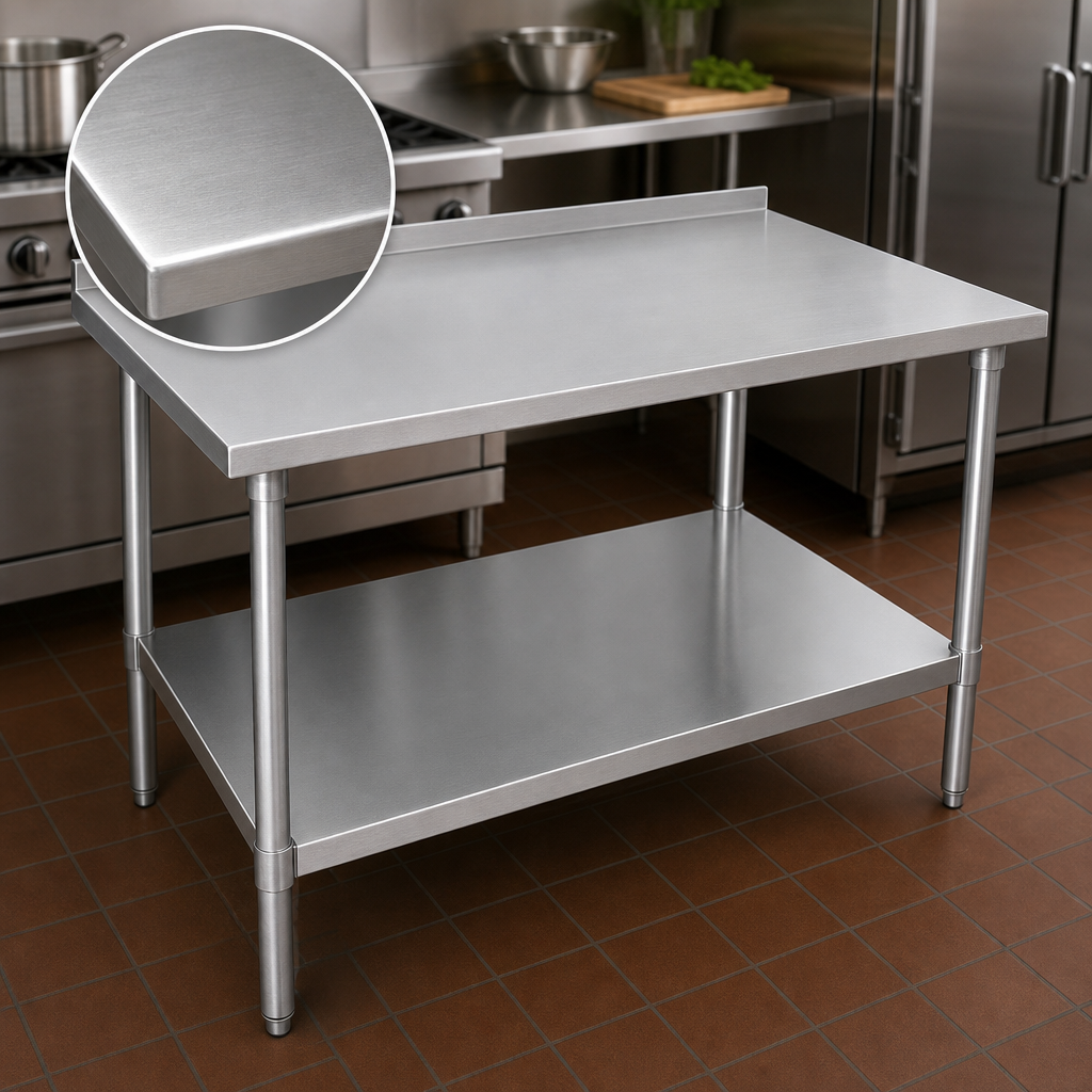 16-Gauge Stainless Steel Top