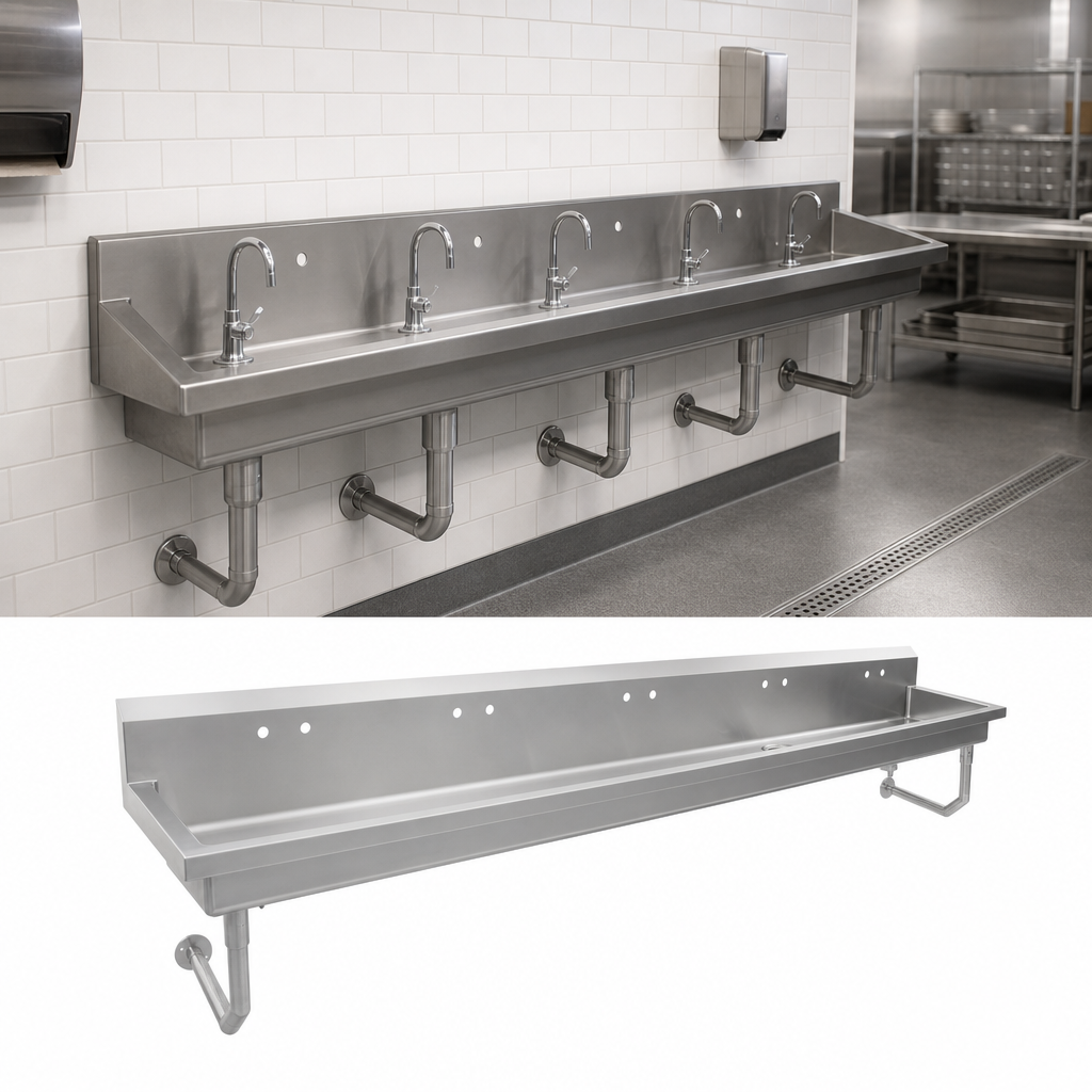 Wall-Mount, Five-Station Layout