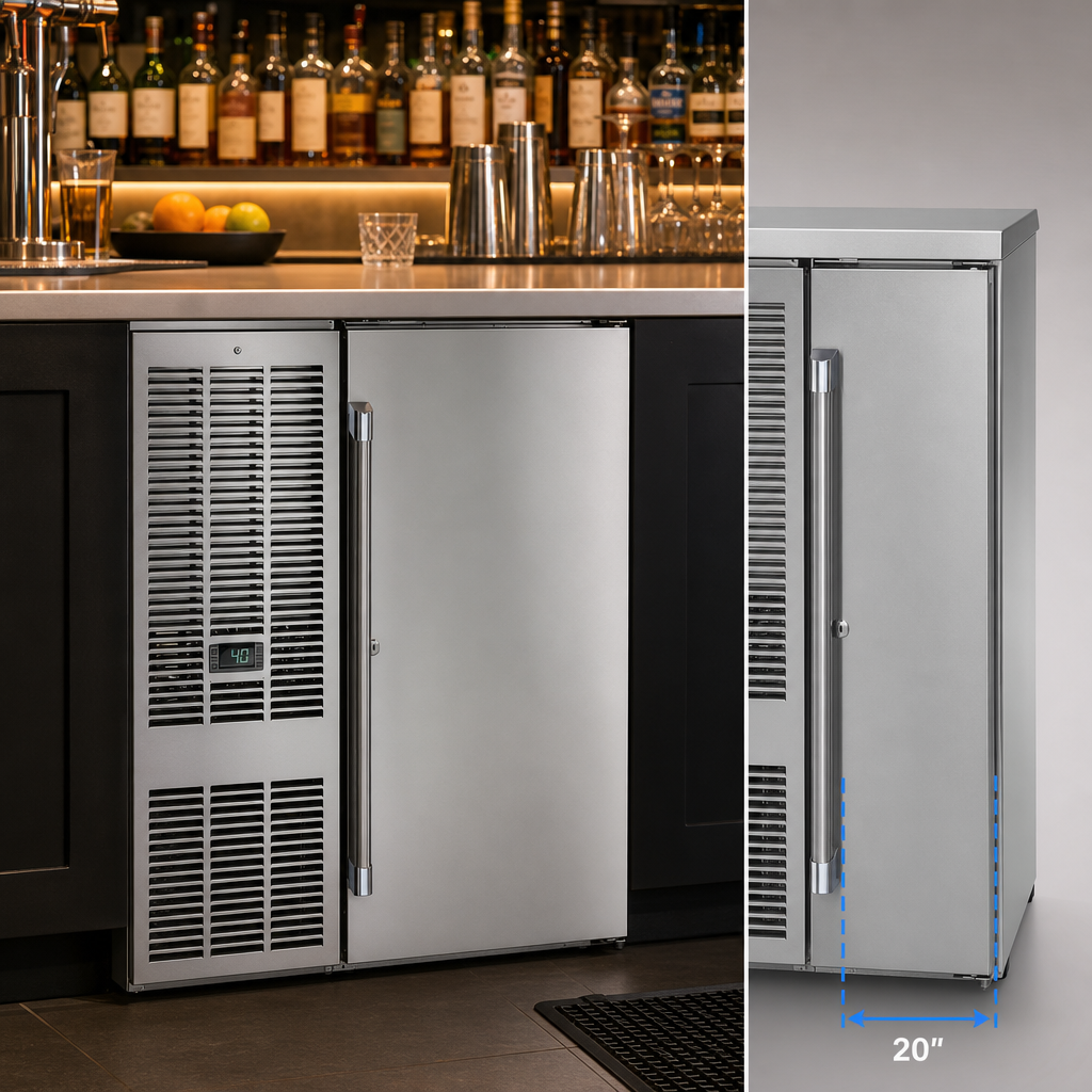 Space-Saving Narrow Door Design