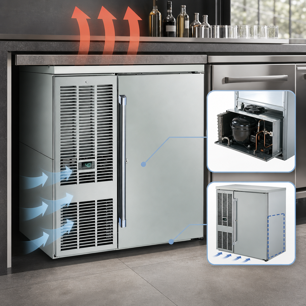 Self-Contained, Front-Vented Refrigeration