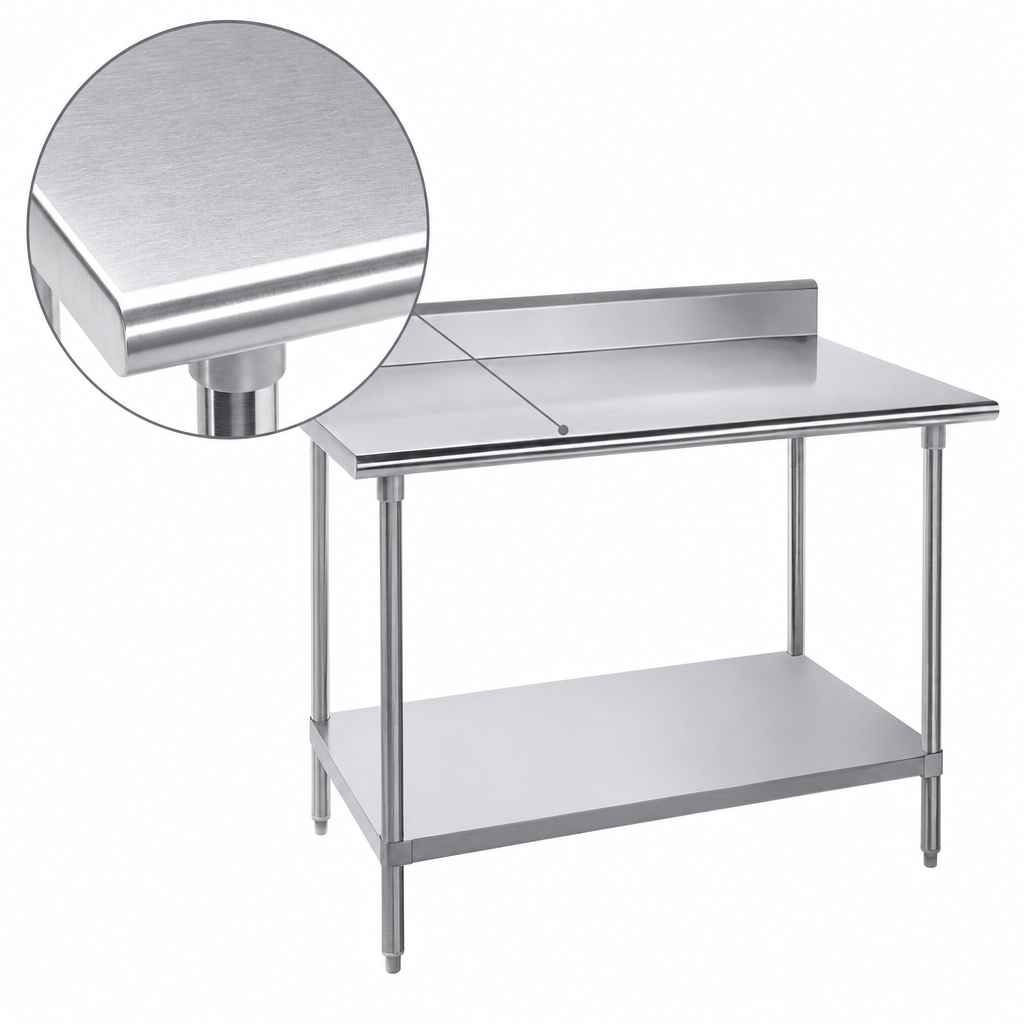 14-Gauge 304 Stainless Steel Top