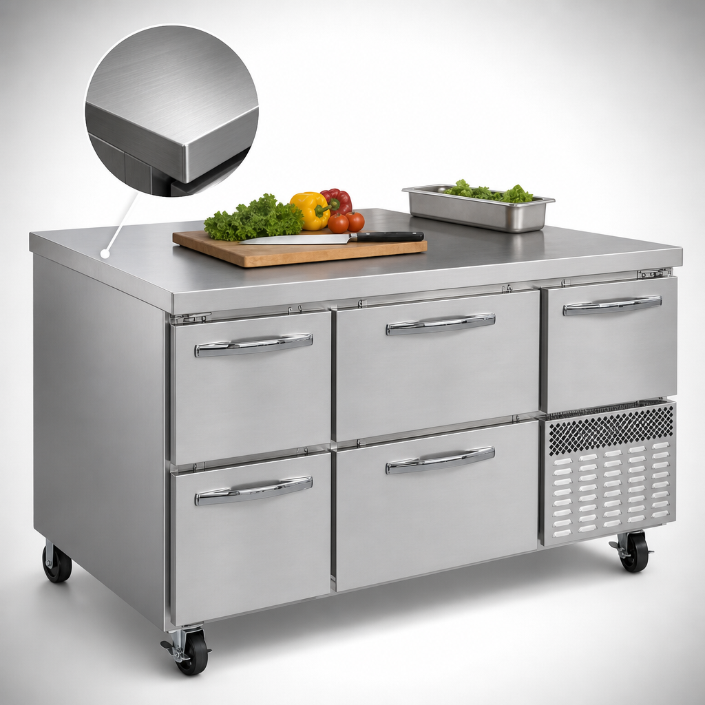 300 Series Stainless Steel Flat Work Top