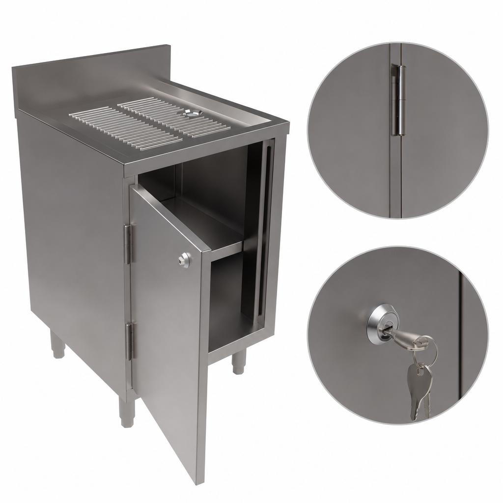 Hinged Door With Lock