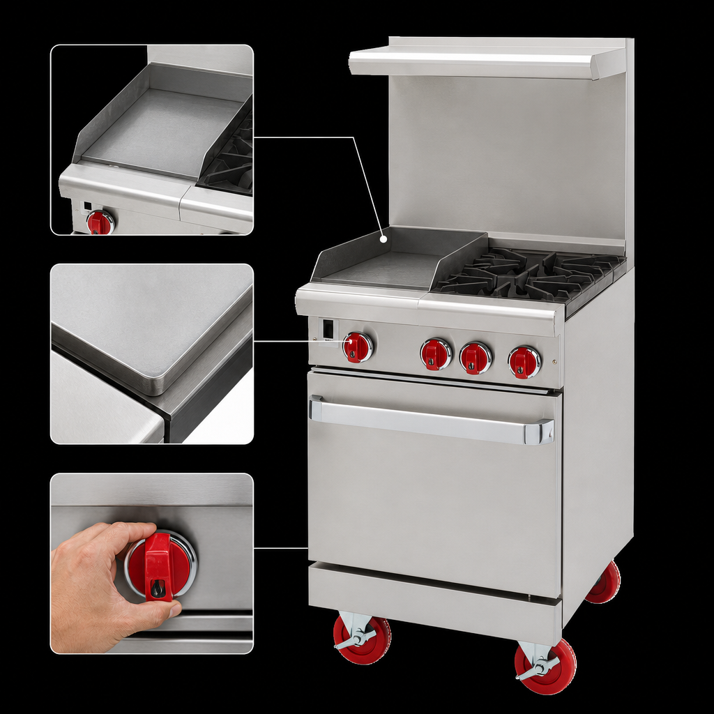 Left-Side Manual Griddle