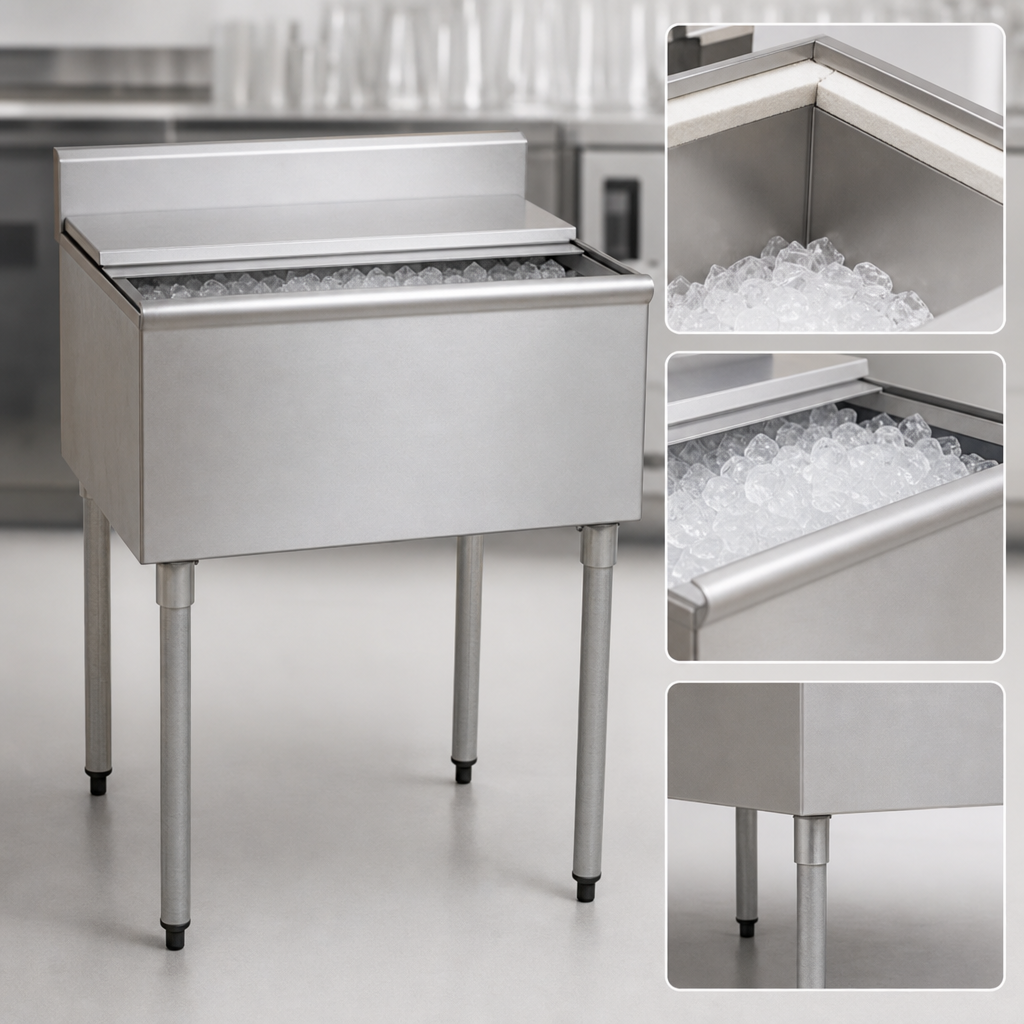 Fully Insulated Fabricated Ice Bin