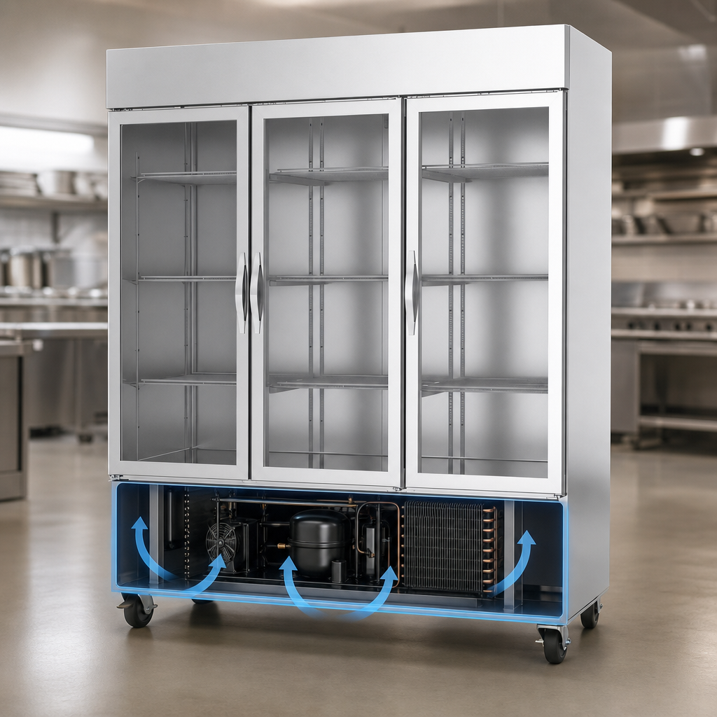 Bottom-Mount Self-Contained Refrigeration