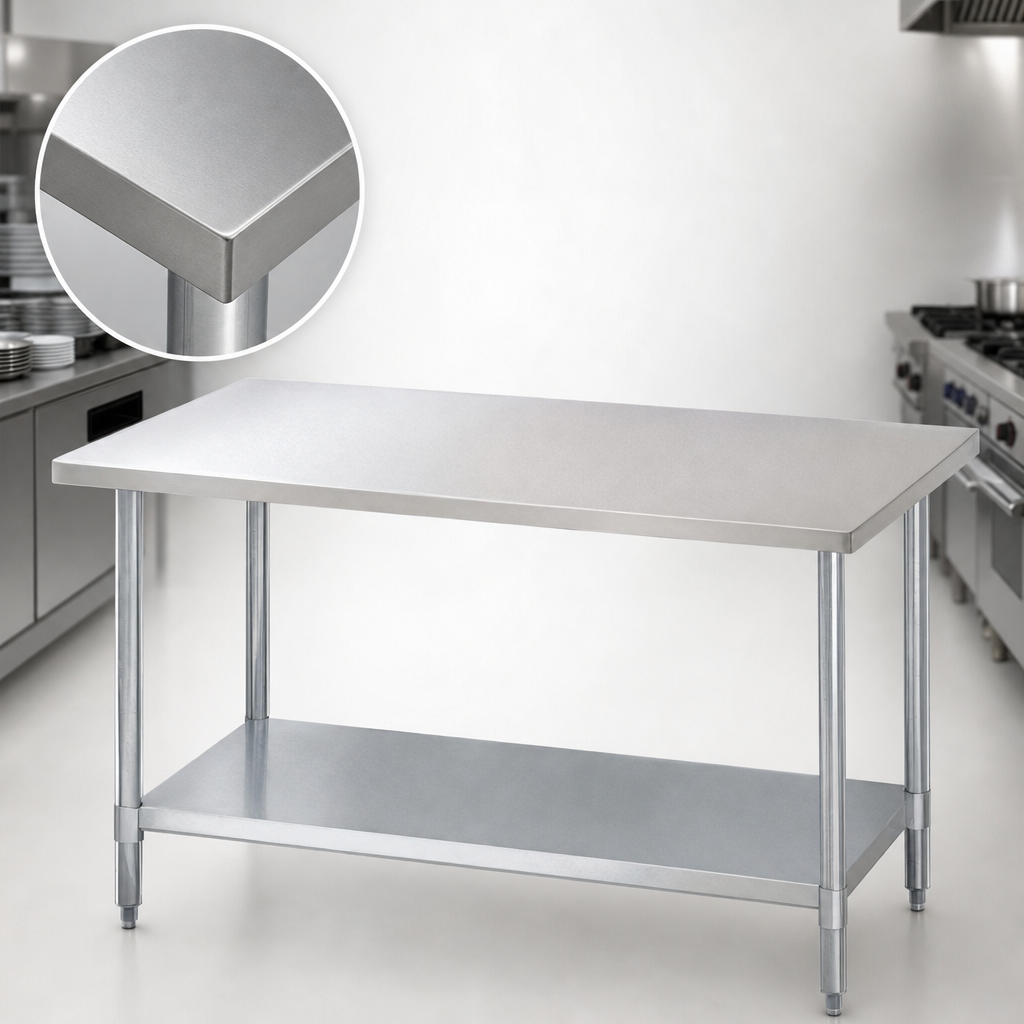 18-Gauge 304 Stainless Steel Top